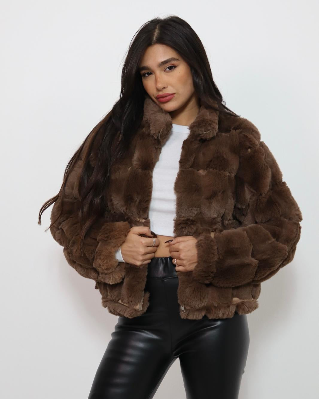 ג'קט גלאם | חום שוקולד