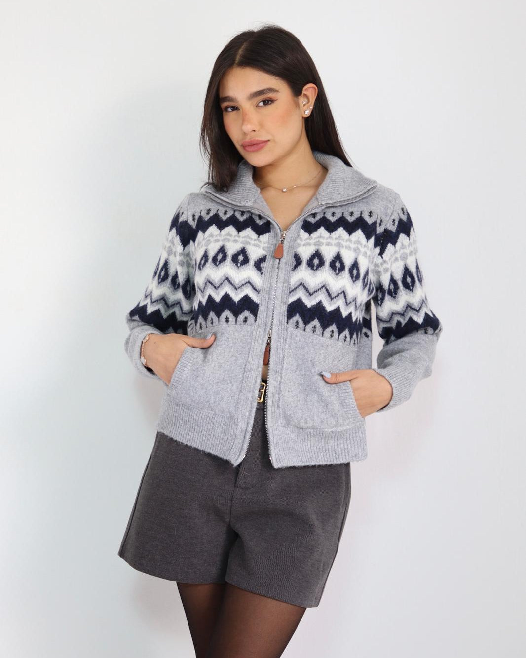 קרדיגן קירה | אפור